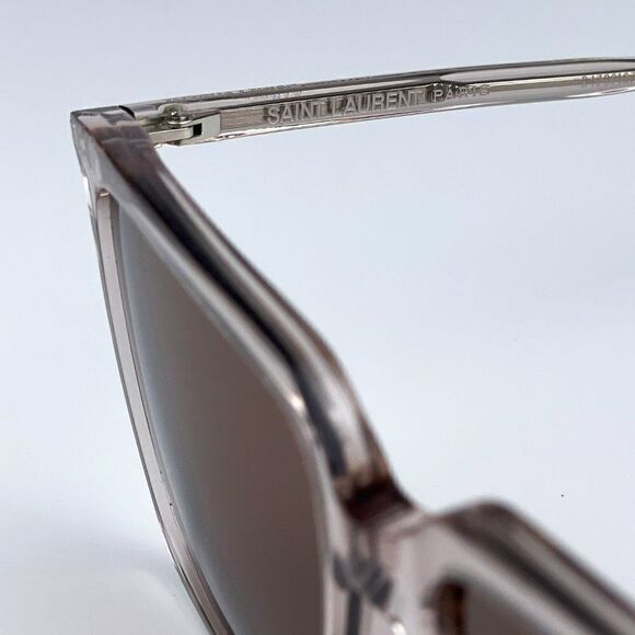 SALE! NEW Saint Laurent SL474 003 Nude Brown Square Unisex Sunglasses main image 11